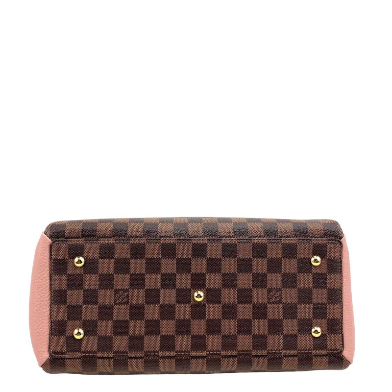 LOUIS VUITTON Normandy Bag Ebene w/Pink - Image 8