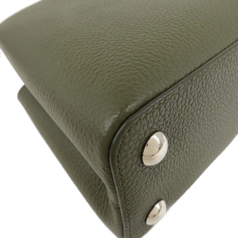 LOUIS VUITTON Capucine GM Handbag Black - Image 5