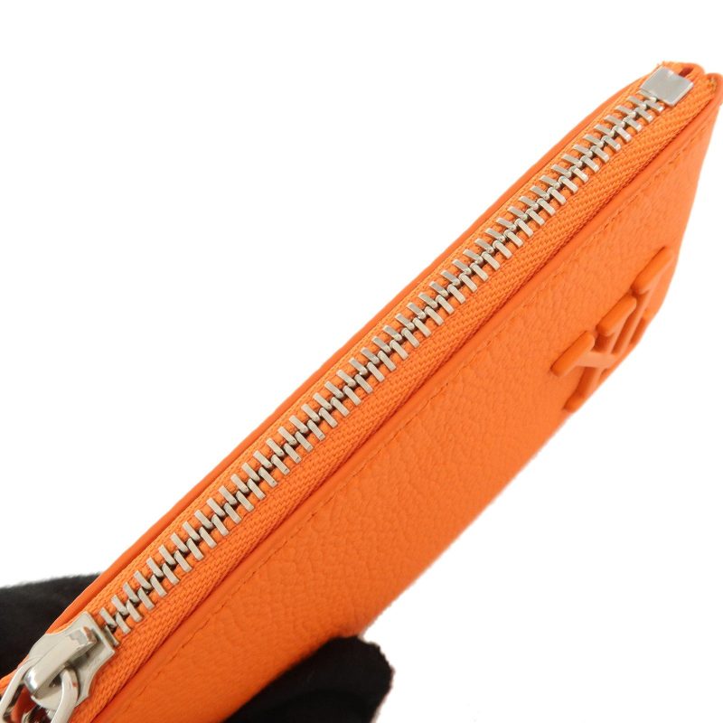 Louis Vuitton Aerogram Pochette Cles Coin Case Orange M81032 - Image 9