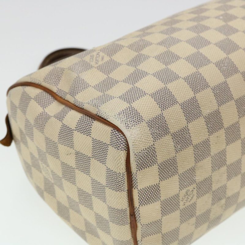 LOUIS VUITTON Damier Azur Speedy 30 Hand Bag N41533 LV Auth 40420 - Image 15