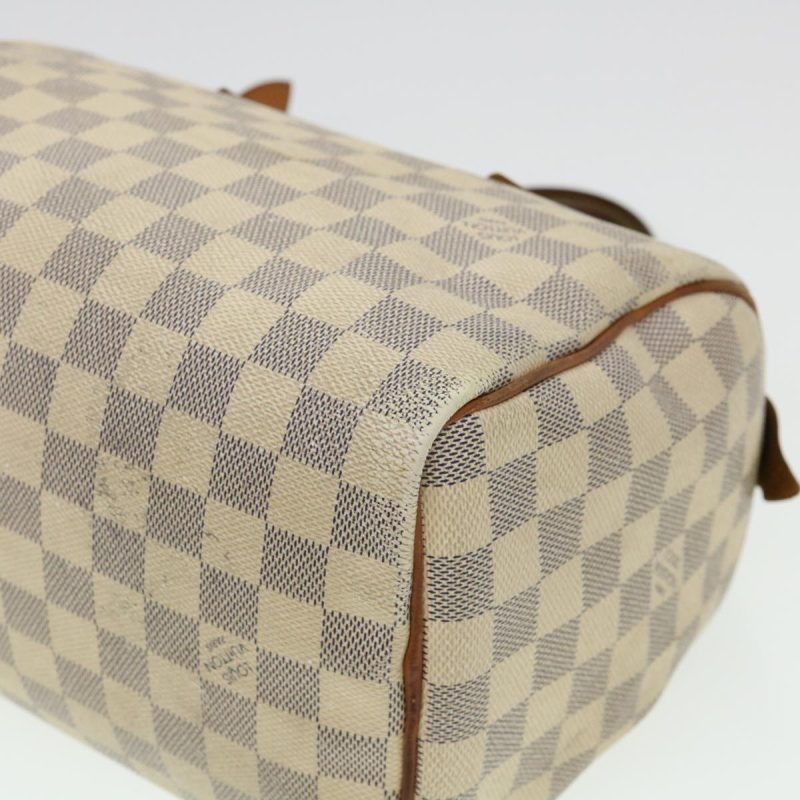 LOUIS VUITTON Damier Azur Speedy 30 Hand Bag N41533 LV Auth 40420 - Image 16