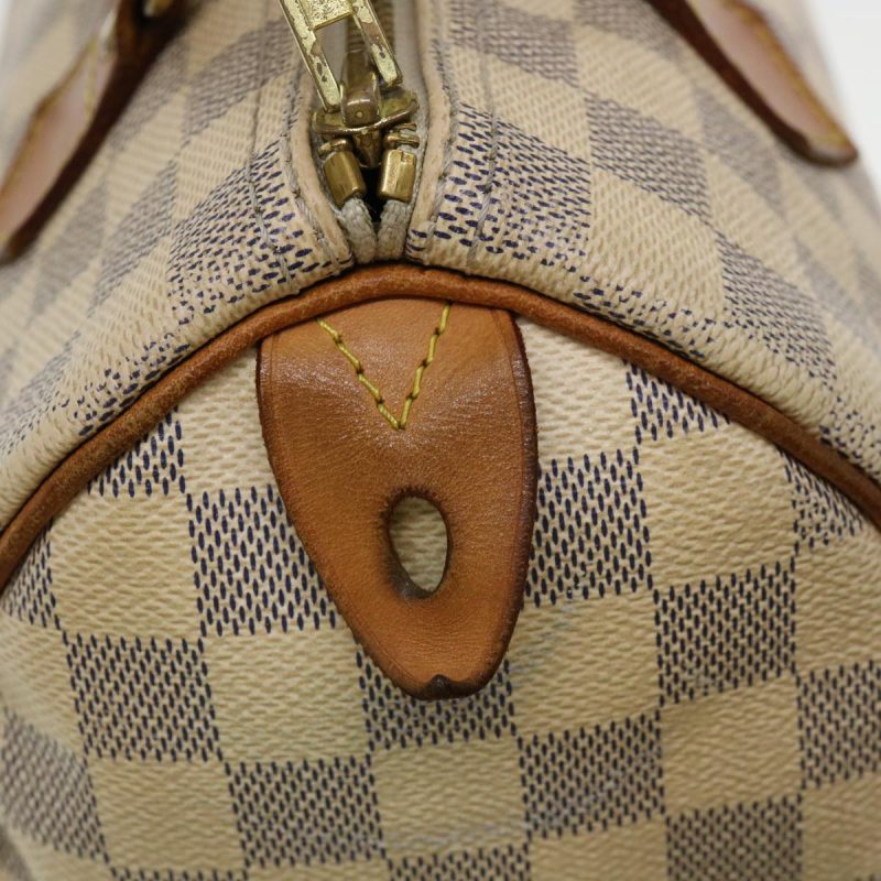 LOUIS VUITTON Damier Azur Speedy 30 Hand Bag N41533 LV Auth 40420 - Image 18