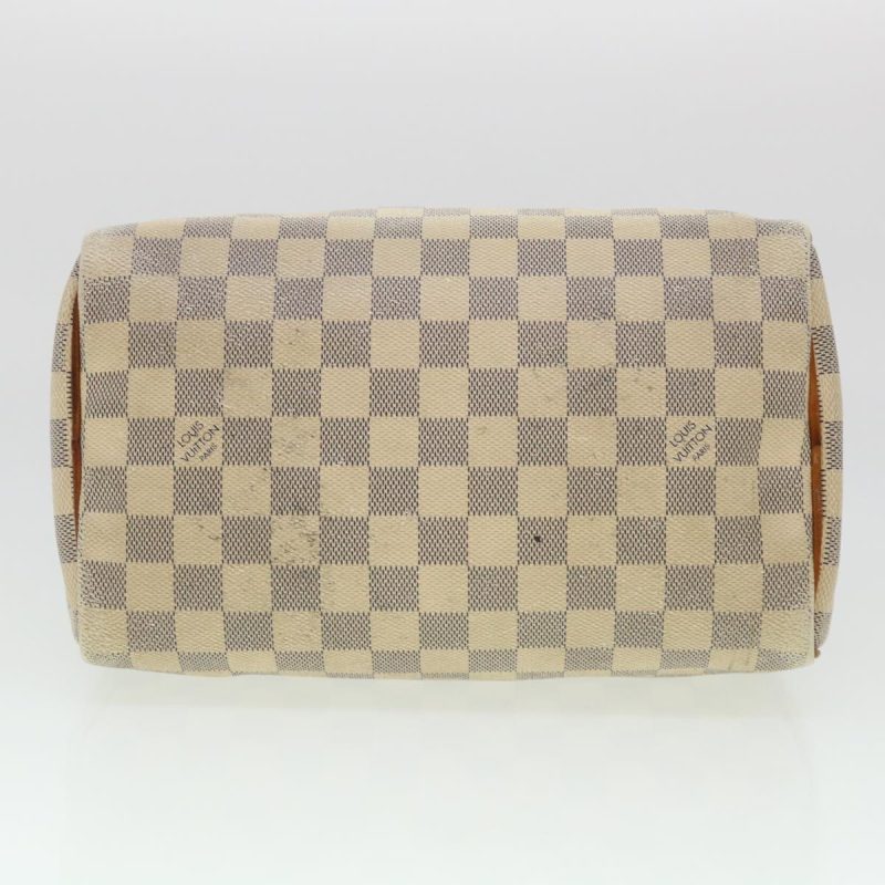LOUIS VUITTON Damier Azur Speedy 30 Hand Bag N41533 LV Auth 40420 - Image 5