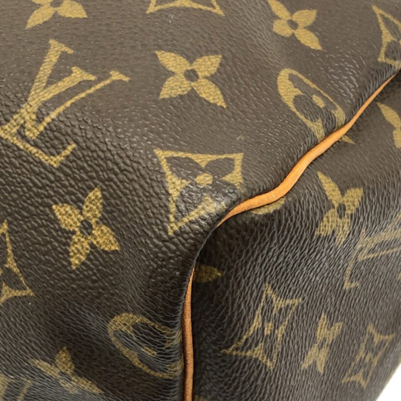 Brown Louis Vuitton Monogram Speedy 40 Boston Bag - Image 9