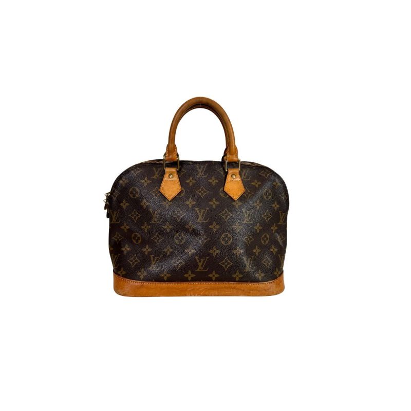 Louis Vuitton Alma Monogram Canvas Tote Brown Medium - Image 3