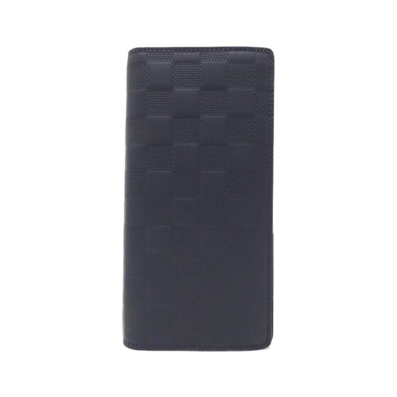 Louis Vuitton Damier Ampini Zippie Wallet Vertical N63548 Wallet