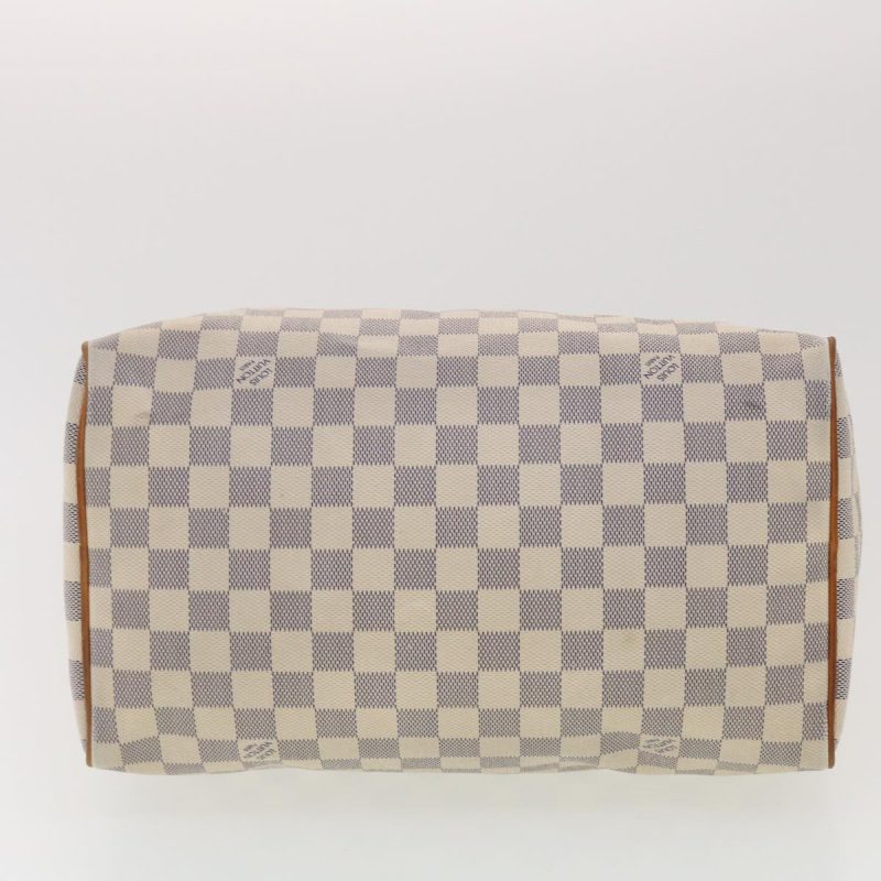 LOUIS VUITTON Damier Azur Speedy 30 Hand Bag N41533 LV Auth 49232 - Image 5