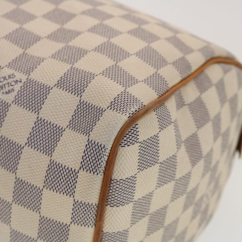 LOUIS VUITTON Damier Azur Speedy 30 Hand Bag N41533 LV Auth 49232 - Image 16