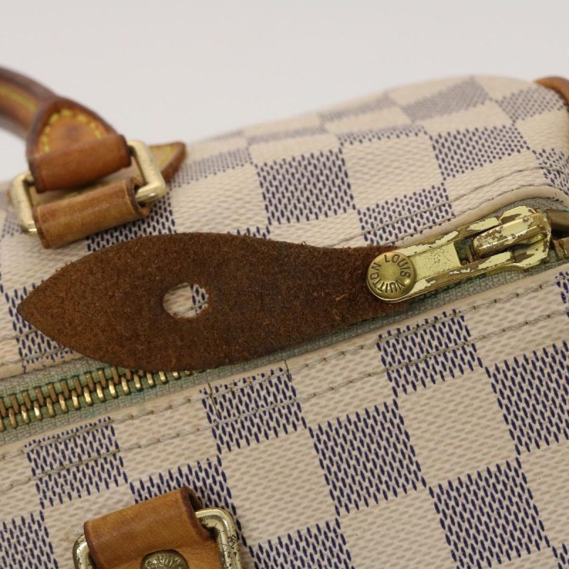 LOUIS VUITTON Damier Azur Speedy 30 Hand Bag N41533 LV Auth 49232 - Image 19