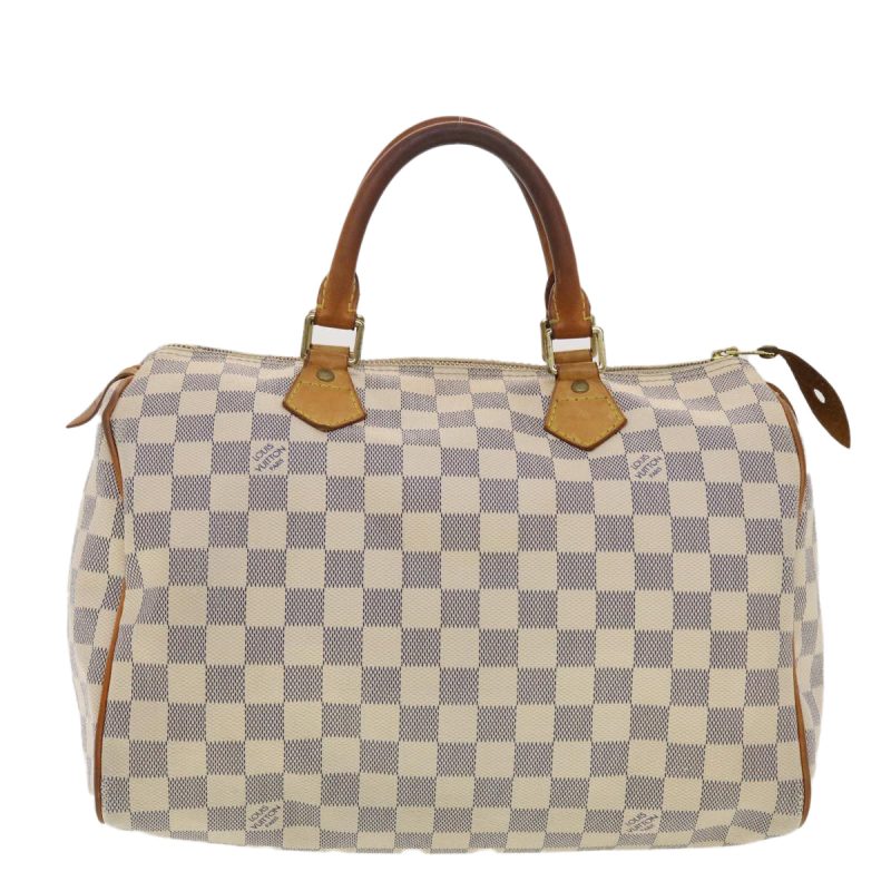 LOUIS VUITTON Damier Azur Speedy 30 Hand Bag N41533 LV Auth 49232 - Image 13