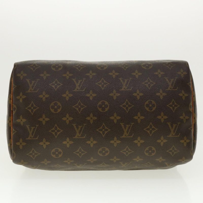 LOUIS VUITTON Monogram Speedy 30 Hand Bag M41526 LV Auth 40821 - Image 4