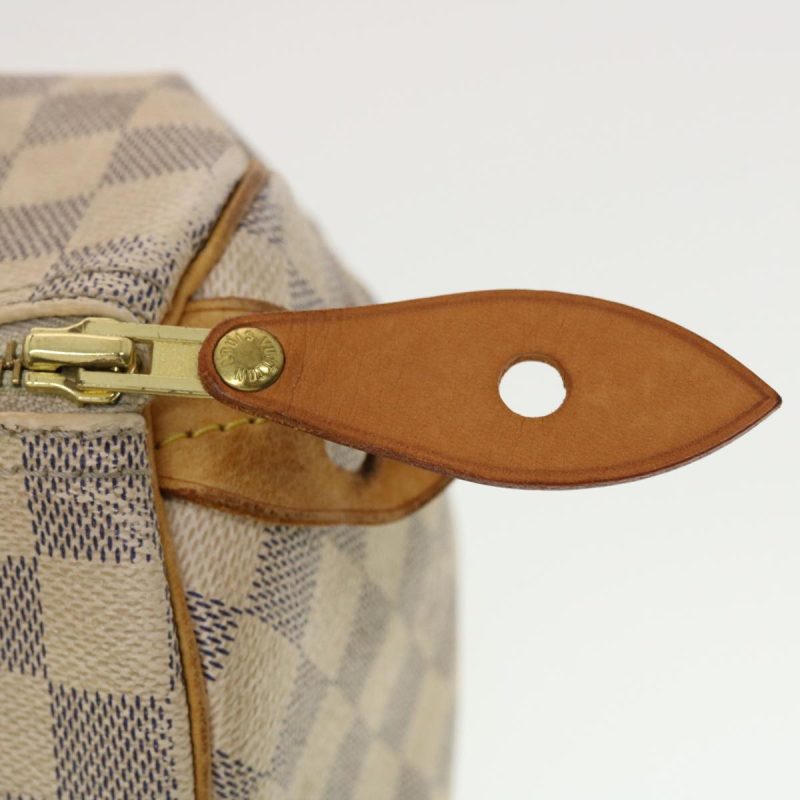 LOUIS VUITTON Damier Azur Speedy 25 Hand Bag N41534 LV Auth ki2788 - Image 9