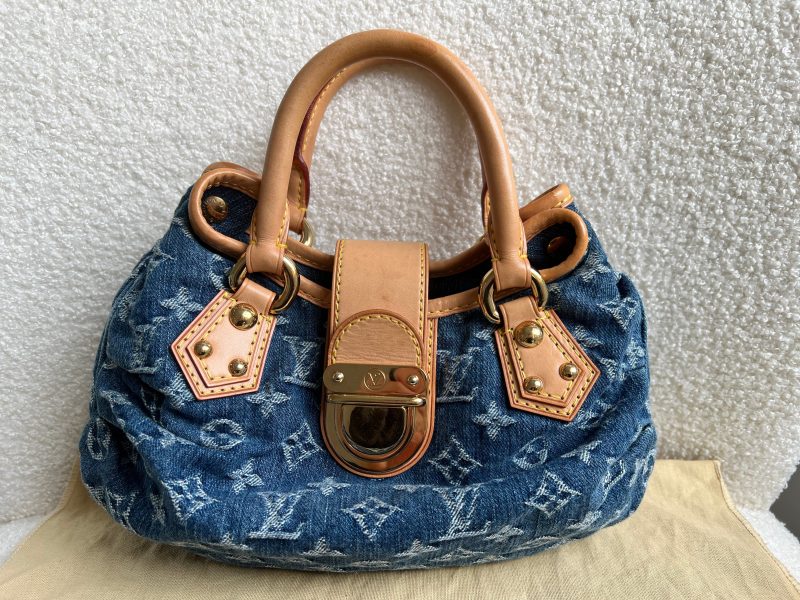 Louis Vuitton Blue Empreinte Monogram Twice Bag - Image 3
