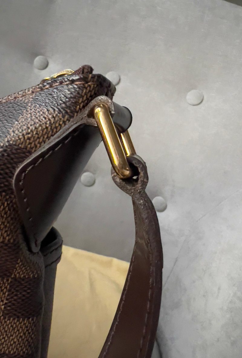 Louis Vuitton Bloomsbury PM Damier Ebene Crossbody Bag - Image 10