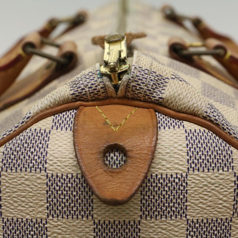 LOUIS VUITTON Damier Azur Speedy 30 Hand Bag N41533 LV Auth 49233 - Image 18