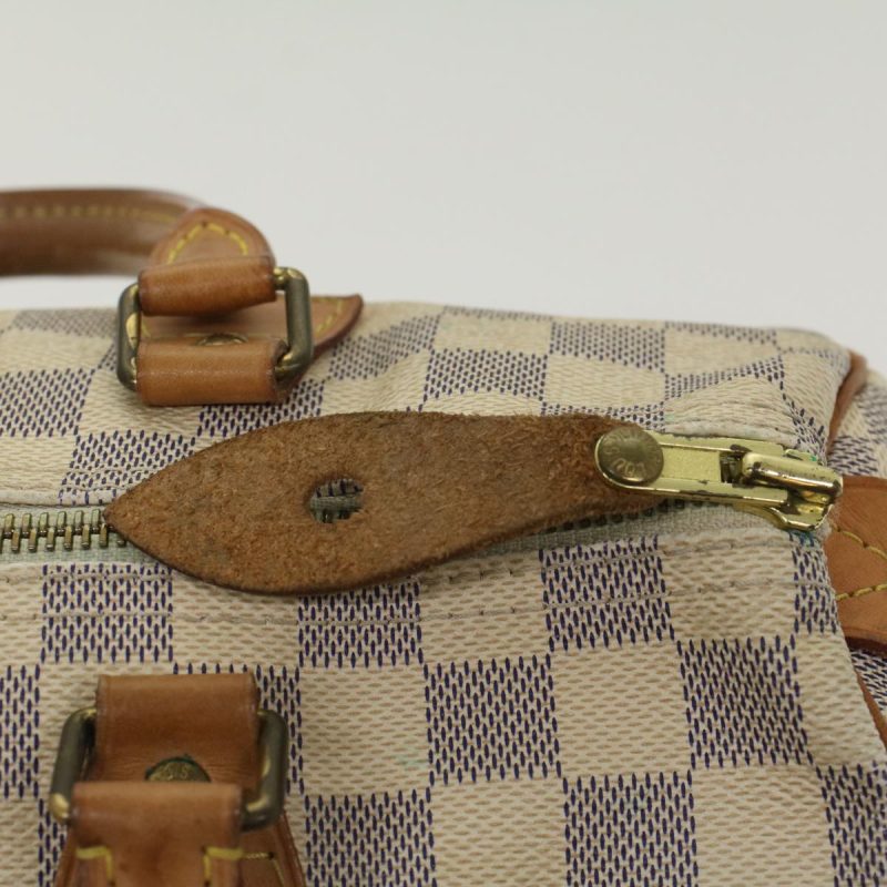 LOUIS VUITTON Damier Azur Speedy 30 Hand Bag N41533 LV Auth 49233 - Image 20