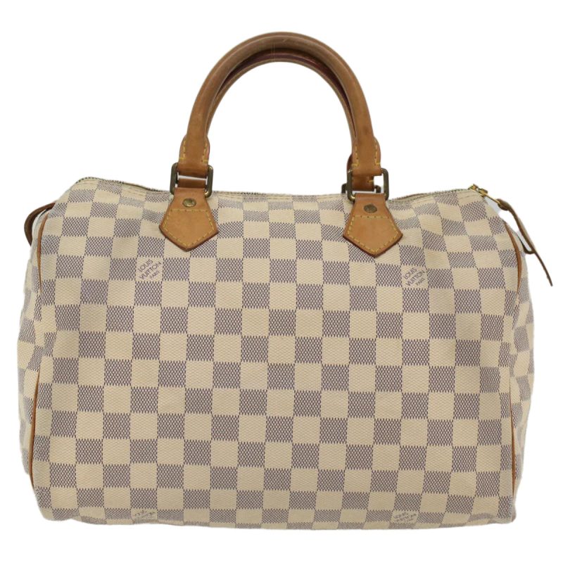LOUIS VUITTON Damier Azur Speedy 30 Hand Bag N41533 LV Auth 49233 - Image 13
