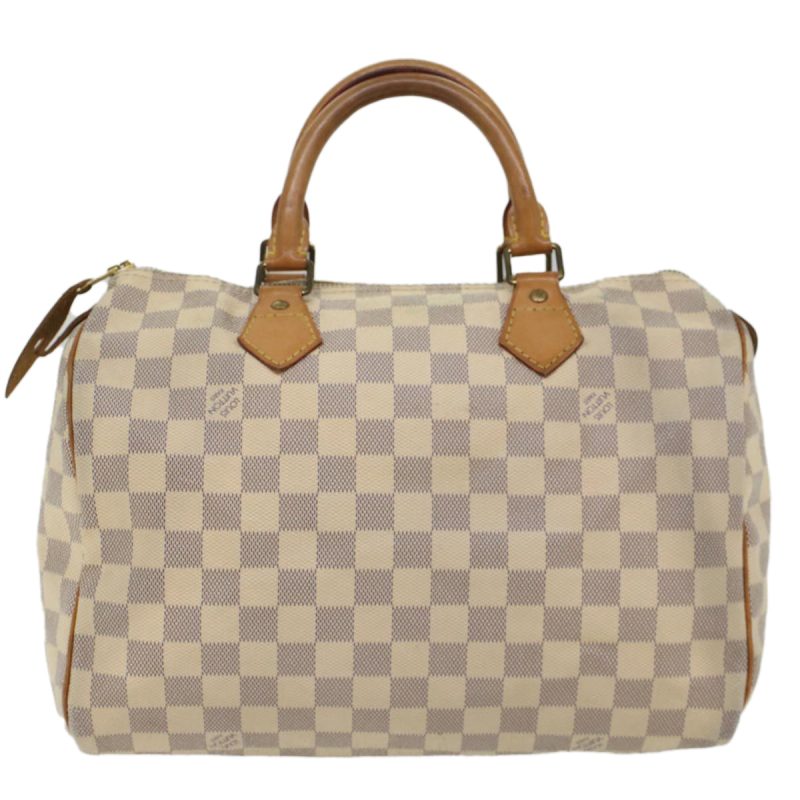 LOUIS VUITTON Damier Azur Speedy 30 Hand Bag N41533 LV Auth 49233 - Image 2