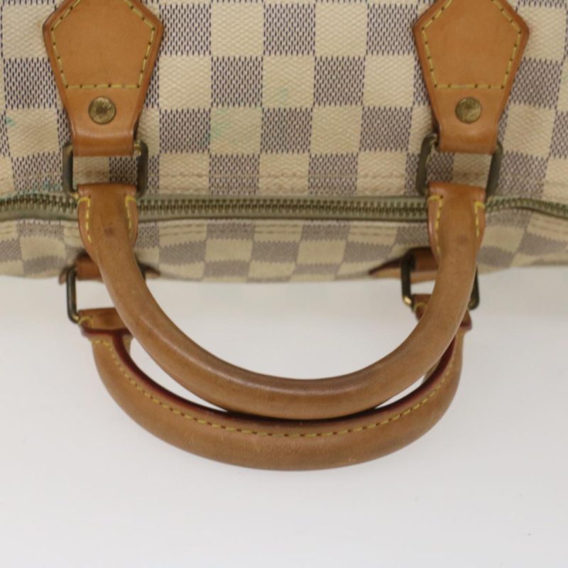 LOUIS VUITTON Damier Azur Speedy 30 Hand Bag N41533 LV Auth 49233 - Image 7