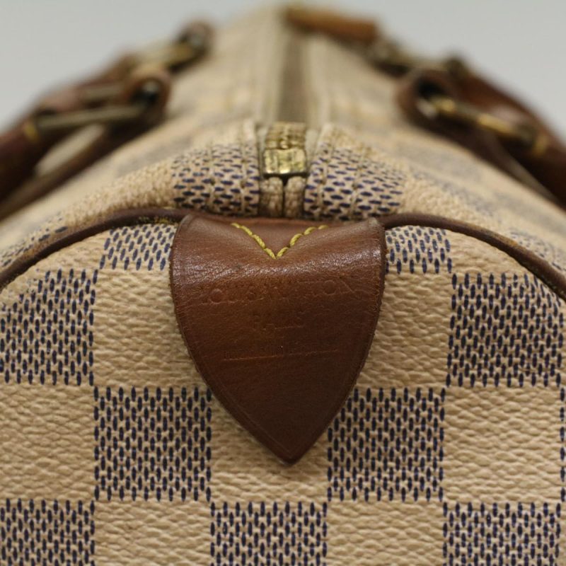 LOUIS VUITTON Damier Azur Speedy 30 Hand Bag N41533 LV Auth bs5457 - Image 19