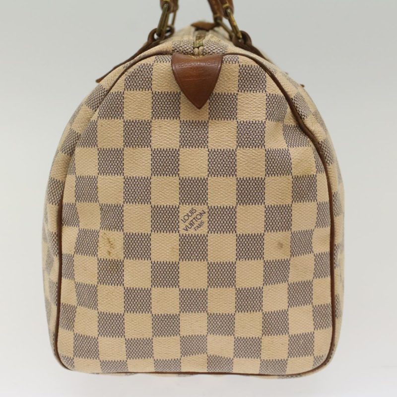LOUIS VUITTON Damier Azur Speedy 30 Hand Bag N41533 LV Auth bs5457 - Image 4