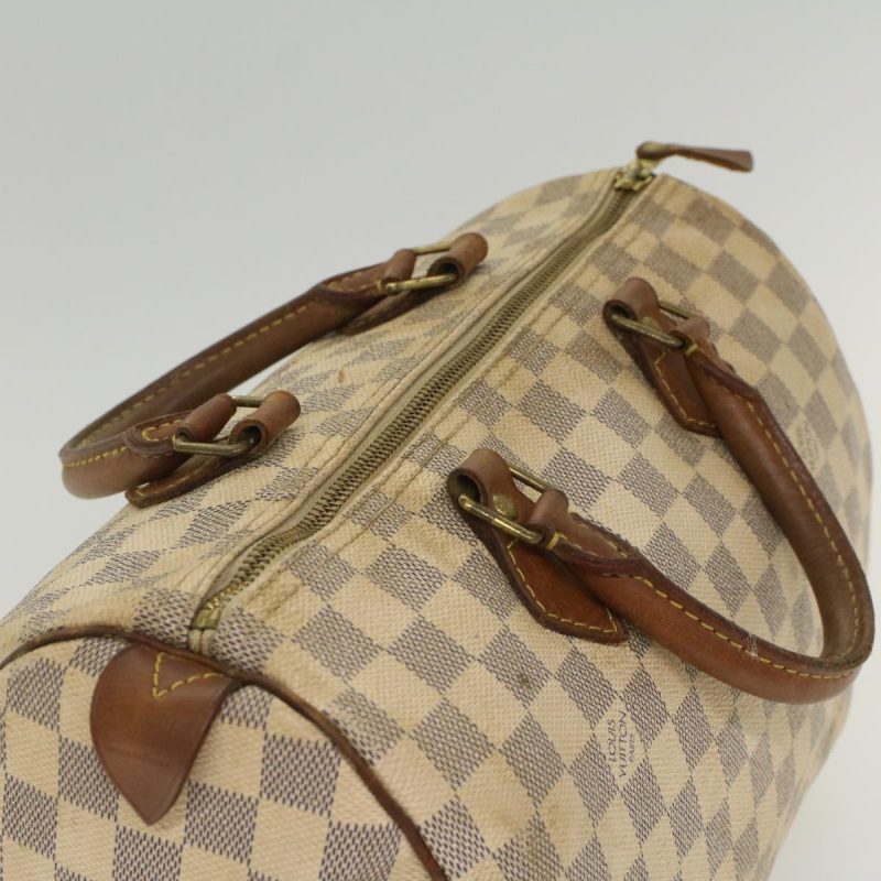 LOUIS VUITTON Damier Azur Speedy 30 Hand Bag N41533 LV Auth bs5457 - Image 6