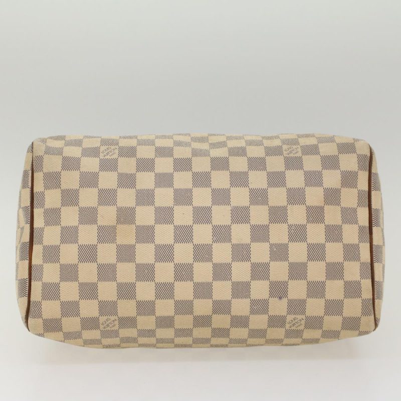 LOUIS VUITTON Damier Azur Speedy 30 Hand Bag N41533 LV Auth bs5457 - Image 5