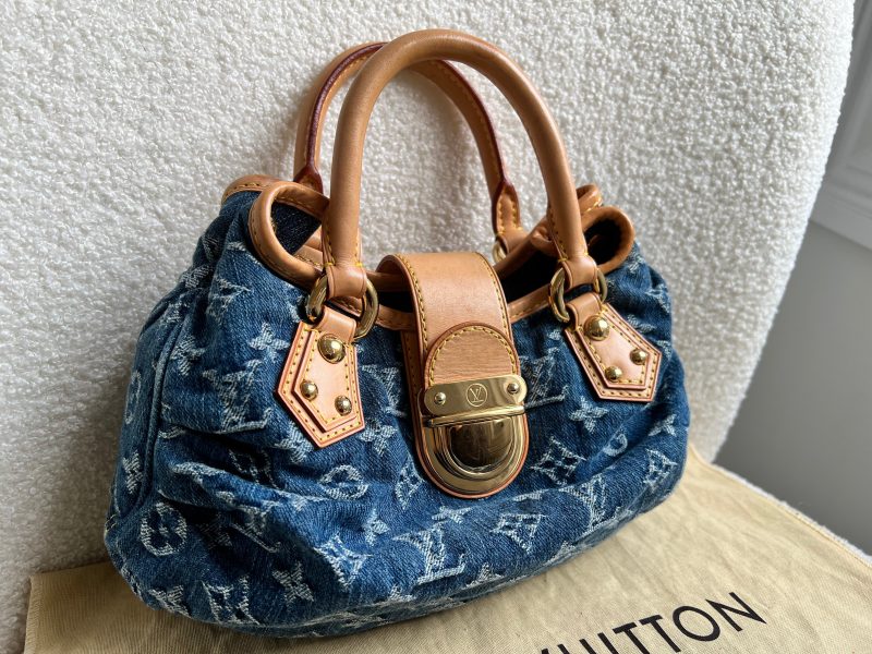 Louis Vuitton Blue Empreinte Monogram Twice Bag - Image 4