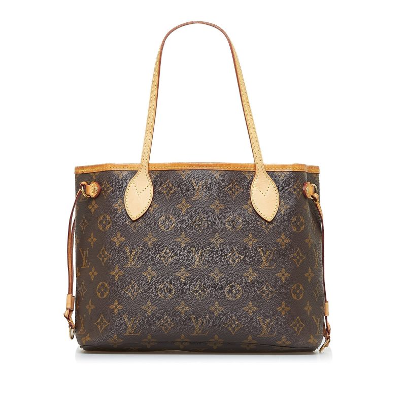 Brown Louis Vuitton Monogram Neverfull GM Tote Bag - Image 3