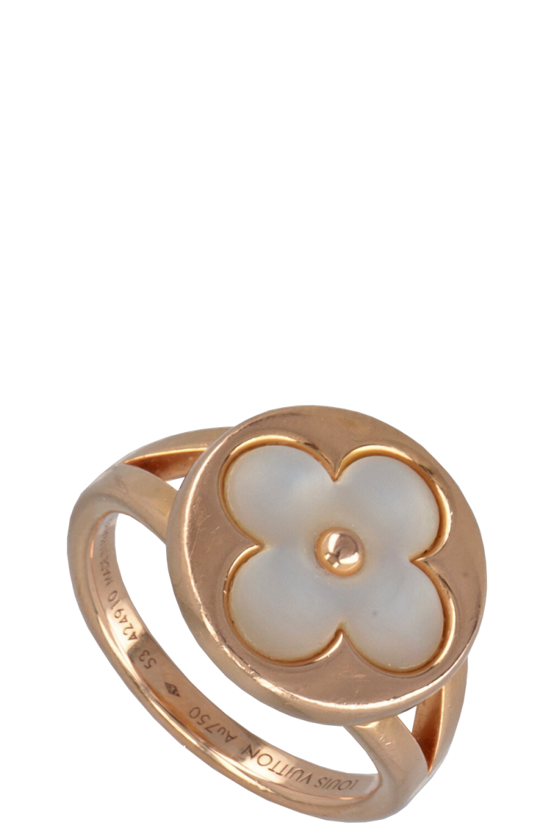 LOUIS VUITTON Color Blossom Ring Rosegold Opal - Image 3