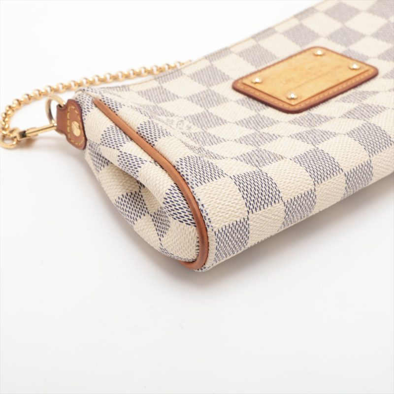 Louis Vuitton Damier Azur Delightful MM Shoulder Bag (SHF-HQhgXp) - Image 4