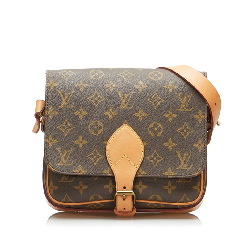 LOUIS VUITTON Cartouchiere MM Monogram Crossbody Bag