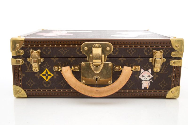 Louis Vuitton Brown Monogram 3 Watch Case - Image 6