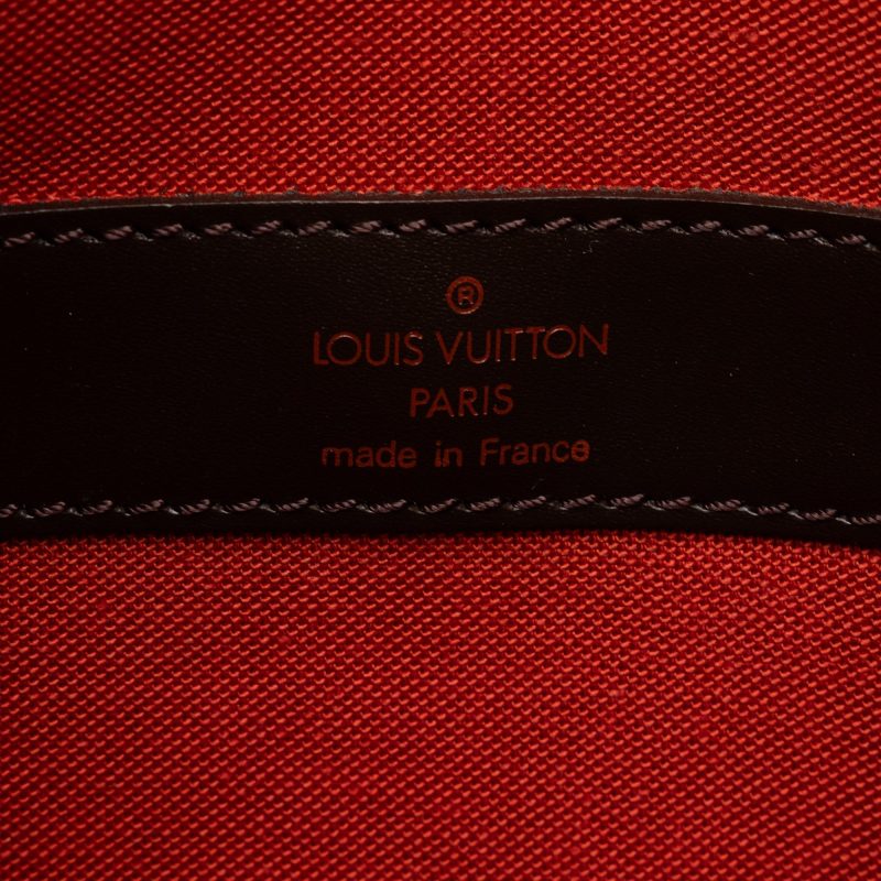 Brown Louis Vuitton Damier Ebene Naviglio Crossbody Bag - Image 6