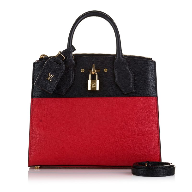 Louis Vuitton City Steamer PM Bicolor Taurillon
