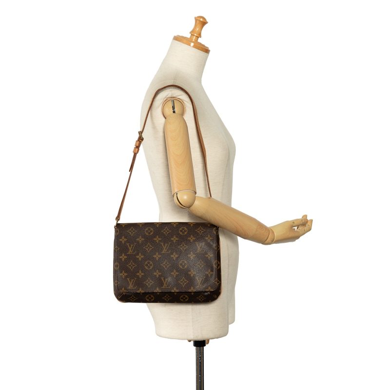 Brown Louis Vuitton Monogram Musette Tango Short Strap Shoulder Bag - Image 8