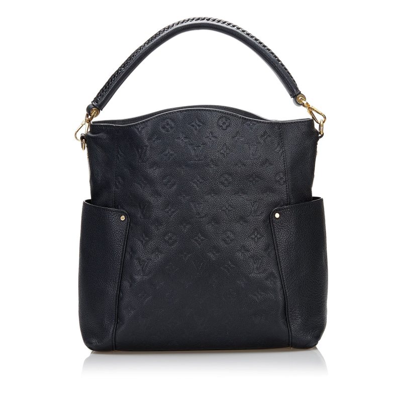 LOUIS VUITTON Bagatelle Monogram Empreinte Leather Shoulder Bag Rose Trianon - Image 2