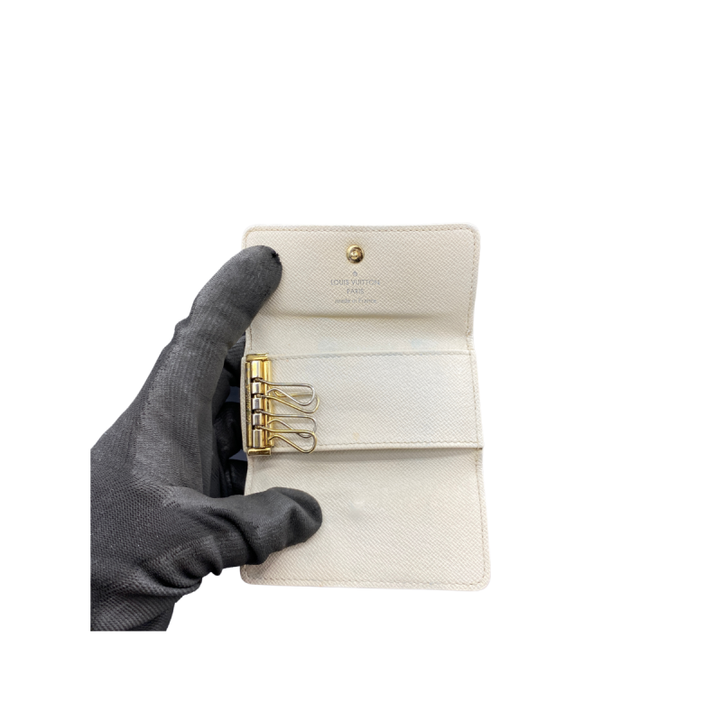Louis Vuitton 4 Key Holder Damier Azur - Image 7