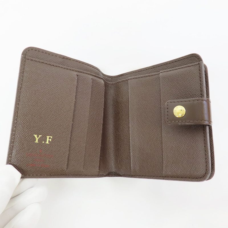 LOUIS VUITTON compact coin card holder NoirM82245 Monogram Shadow - Image 6