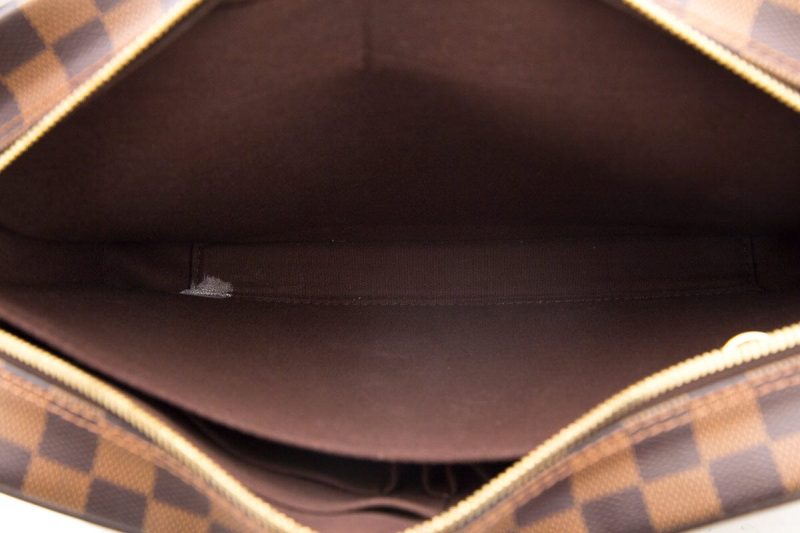 Louis Vuitton Brown Damier Ebene Siena Handbag - Image 7