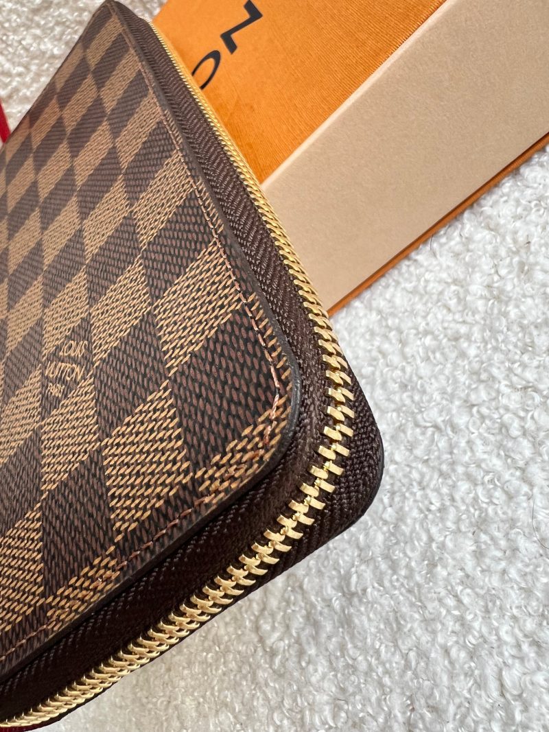 Louis Vuitton Clemence Wallet in Damier Ebene - Image 14