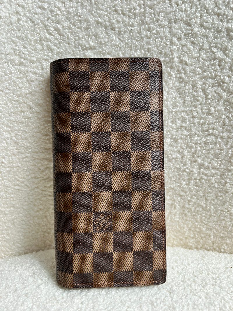 Louis Vuitton Brazza Wallet Monogram Upside Down Canvas Infrarouge Initials - Image 2