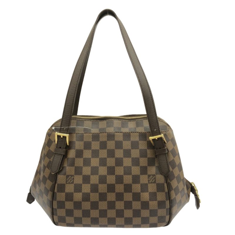Louis Vuitton Belem MM Brown Handbag - Image 2