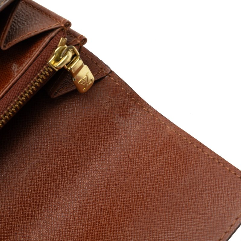 Brown Louis Vuitton Monogram Sarah Long Wallet - Image 12