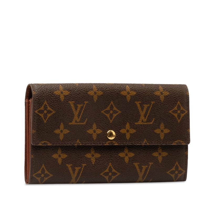 Brown Louis Vuitton Monogram Sarah Long Wallet - Image 2