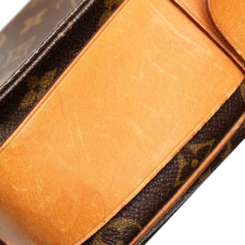Brown Louis Vuitton Monogram Cartouchiere MM Crossbody Bag - Image 9