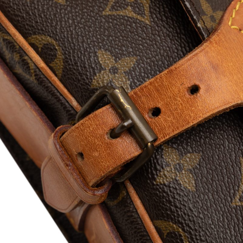 Brown Louis Vuitton Monogram Cartouchiere MM Crossbody Bag - Image 8