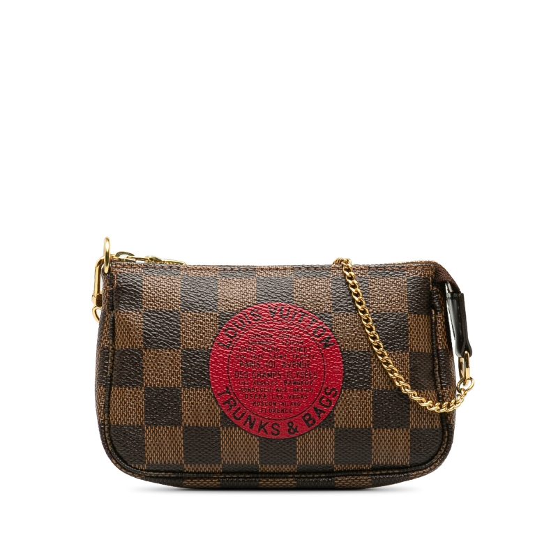 Brown Louis Vuitton Damier Ebene Uzes Tote Bag