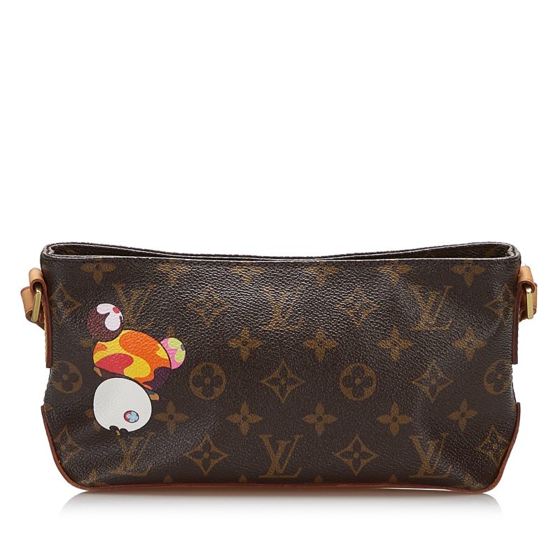 Brown Louis Vuitton Monogram Papillon 26 Handbag - Image 3