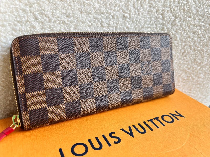 Louis Vuitton Clemence Wallet in Damier Ebene - Image 3